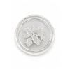 Image 4 : 4 Clear Glass Floral Embossed Coasters