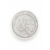 Image 5 : 4 Clear Glass Floral Embossed Coasters