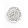 Image 6 : 4 Clear Glass Floral Embossed Coasters
