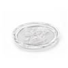 Image 9 : 4 Clear Glass Floral Embossed Coasters