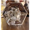 Image 14 : Saint-Louis France Crystal Candlestick with Faceted Design