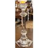 Image 6 : Saint-Louis France Crystal Candlestick with Faceted Design