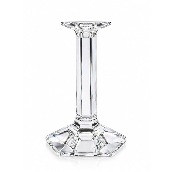 Baccarat Crystal Hexagonal Candlestick Holder