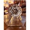 Image 5 : Baccarat Crystal Hexagonal Candlestick Holder