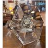 Image 7 : Baccarat Crystal Hexagonal Candlestick Holder