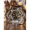Image 8 : Baccarat Crystal Hexagonal Candlestick Holder