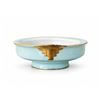 Image 3 : Limoges France La Genvillière Porcelain Bowl and Gravy Boat with Monogram and Gold Trim