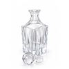Image 4 : Waterford Crystal Spirit Decanter with Stopper, Square Cut Design
