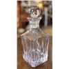 Image 8 : Waterford Crystal Spirit Decanter with Stopper, Square Cut Design