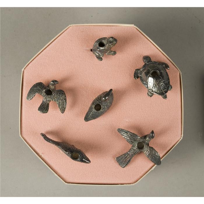 6 Reed & Barton Birthday Candle Holders