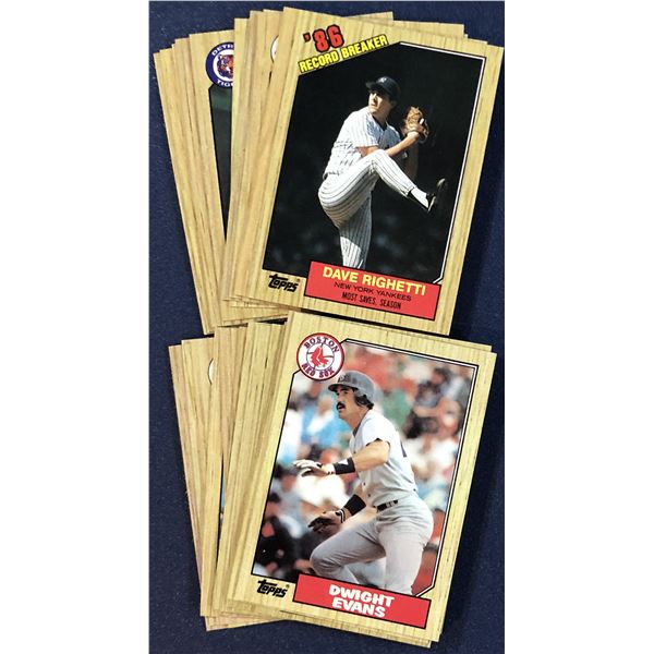 1987 TOPPS BASEBALL COLLECTION (25)