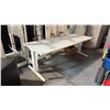 Image 1 : OFITA WHITE 78"X31" ELECTRIC SIT/STAND COMPUTER TABLE