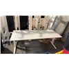 Image 2 : OFITA WHITE 78"X31" ELECTRIC SIT/STAND COMPUTER TABLE