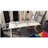 Image 2 : OFITA WHITE 78"X31" ELECTRIC SIT/STAND COMPUTER TABLE