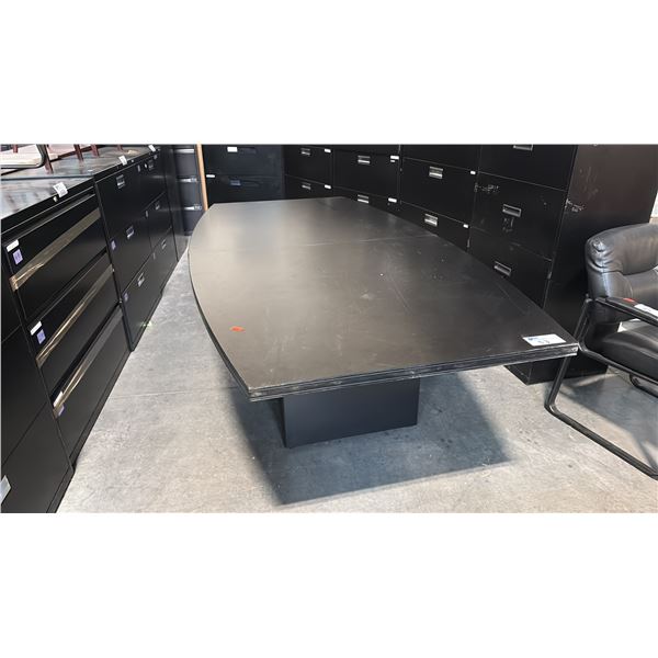 BLACK 8'X4' BOARDROOM TABLE - Able Auctions