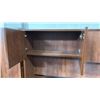 Image 4 : CHERRY CORNER COMPUTER DESK COMES WITH HUTCH APPROX 6'X6'