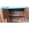 Image 4 : CHERRY CORNER COMPUTER DESK COMES WITH HUTCH APPROX 6'X6'