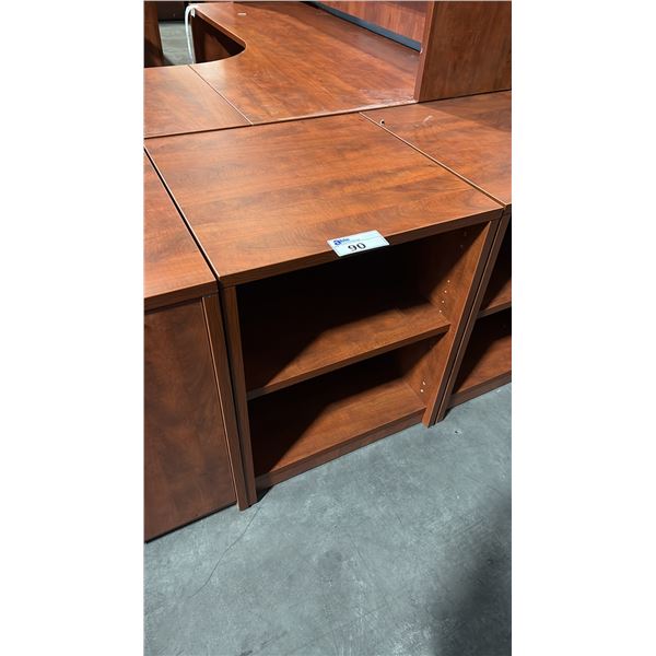 CHERRY 2'X2' MOBILE OPEN CABINET