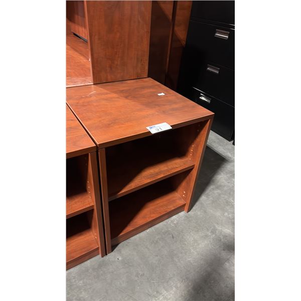 CHERRY 2'X2' MOBILE OPEN CABINET