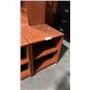 Image 1 : CHERRY 2'X2' MOBILE OPEN CABINET
