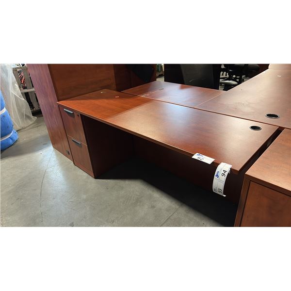 CHERRY 6' COMPUTER TABLE