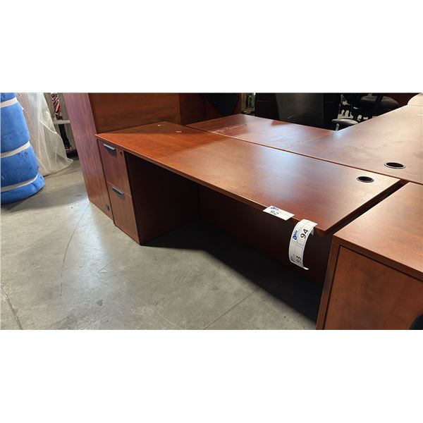 CHERRY 6' COMPUTER TABLE