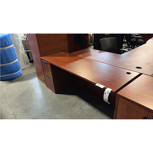 CHERRY 6' COMPUTER TABLE