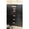 Image 1 : BLACK 5 DRAWER LATERAL FILE CABINET