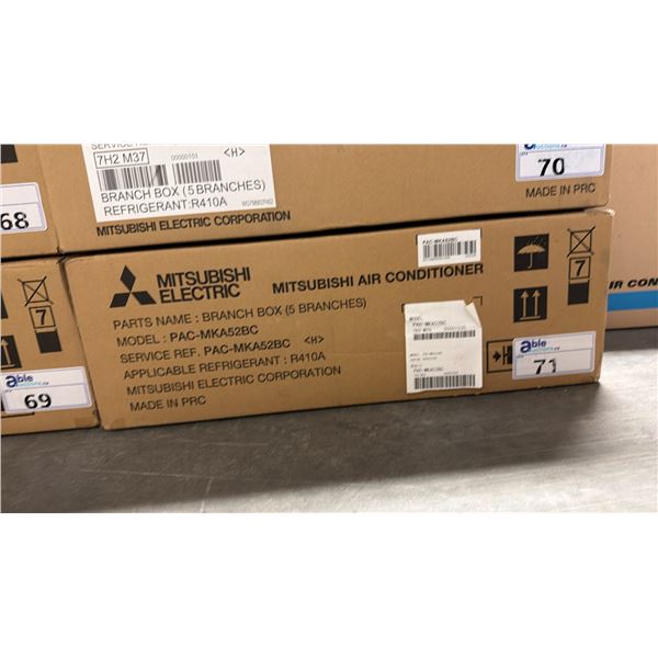 MITSUBISHI ELECTRIC MODEL PAC-MKA53BC 5-PORT BRANCH BOX FOR SPLIT-TYPE HEAT PUMP AND AC SYSTEMS