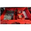 Image 3 : MILWAUKEE PACKOUT RED AND BLACK  3 LEVEL MODULAR TOOL BOX STORAGE SYSTEM WTH SMALL PARTS ORGANIZER