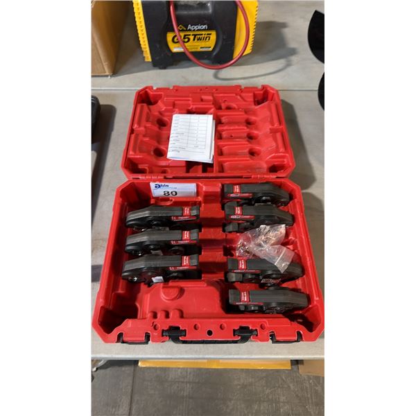 MILWAUKEE RLS ACR PRESS JAW KIT FOR PRESS TOOLS IN HARD TRANSPORT CASE *INCOMPLETE*