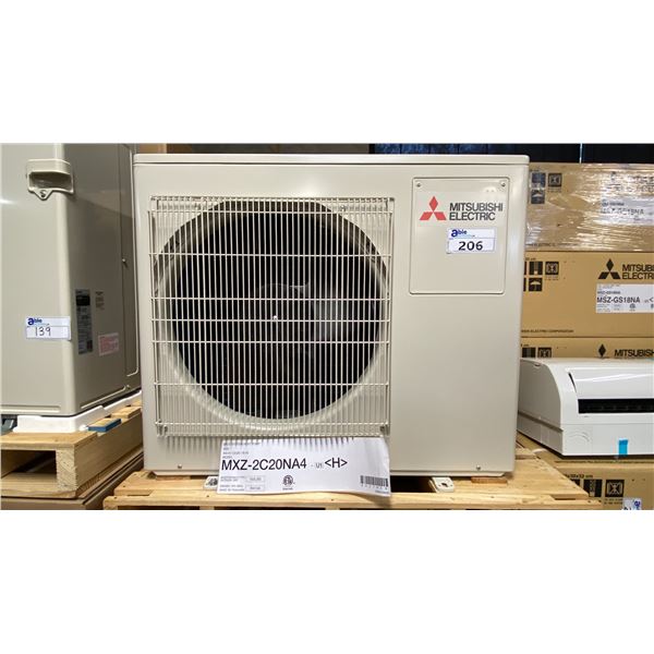 MITSUBISHI ELECTRIC MODEL MXZ-2C20NA4 MULTI-ZONE OUTDOOR UNIT MULTI-SPLIT SYSTEM HEAT PUMP