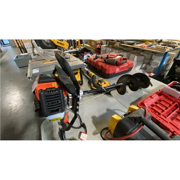 VEVOR GAS-POWERED EARTH AUGER/POST HOLE DIGGER WITH AN 8" DRILL BIT