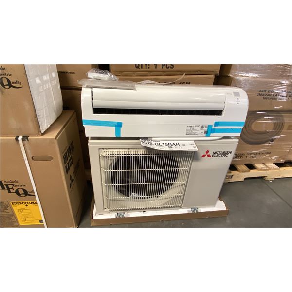 2 PC SET OF MITSUBISHI ELECTRIC MODEL MUZ-GL15NAH WALL-MOUNTED OUTDOOR HEAT PUMP UNIT