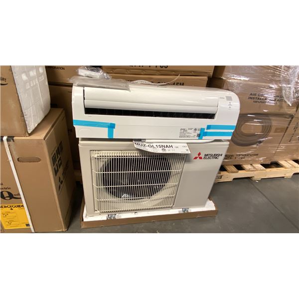 2 PC SET OF MITSUBISHI ELECTRIC MODEL MUZ-GL15NAH WALL-MOUNTED OUTDOOR HEAT PUMP UNIT