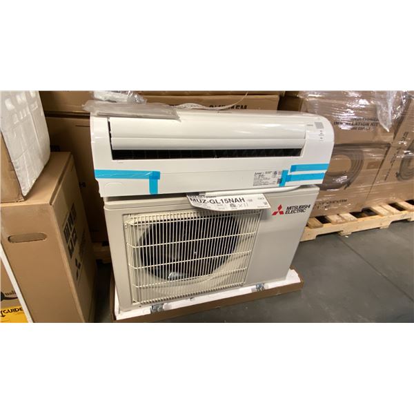 2 PC SET OF MITSUBISHI ELECTRIC MODEL MUZ-GL15NAH WALL-MOUNTED OUTDOOR HEAT PUMP UNIT
