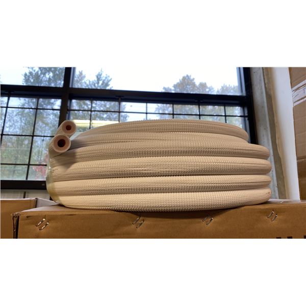GROUP OF 5 1/4"X3/8"X49.21FT INSULATED PAIR COILS