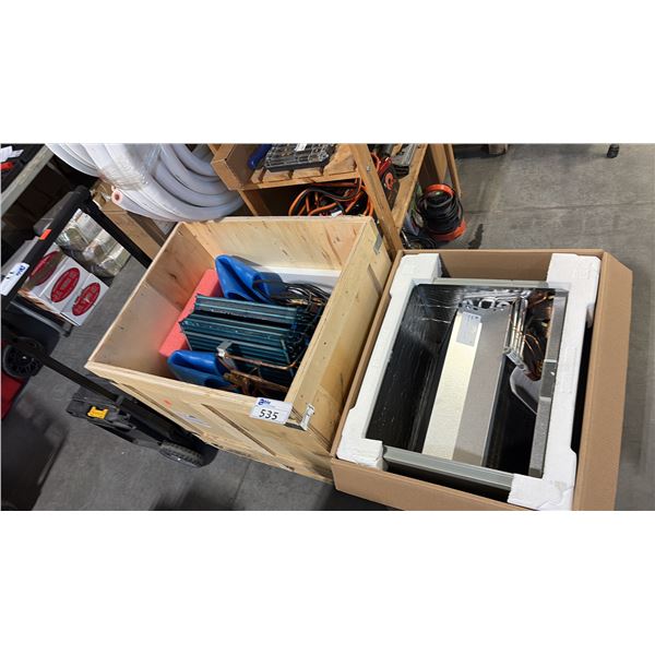 2 ASSORTED EVAPORATOR COILS IN BOXES
