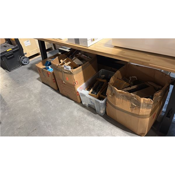 4 BOXES OF ASSORTED COMMERCIAL GRADE CIRCUIT BREAKERS AND ELECTRICAL SWITCHES