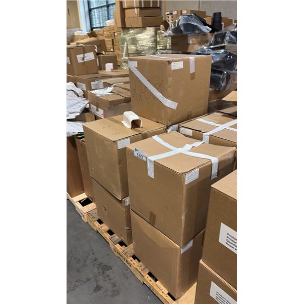 9 BOXES OF GQ-80 WALL CORNER PVC HEATING/COOLING SUPPLIES 64/BX