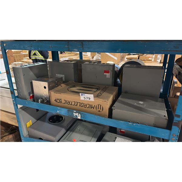 ASSORTED ELECTRICAL SAFETY FUSE BOXES