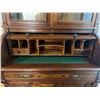 Image 4 : Walnut Roll-Top Secretary Bookcase Desk