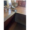 Image 5 : Walnut Roll-Top Secretary Bookcase Desk