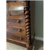 Image 3 : Mahogany Chest of Drawers with Spiral Columns
