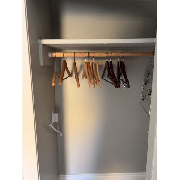 Wood and Metal Hangers Lot