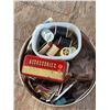 Image 1 : Sewing Machine Accessories Tin and Supplies