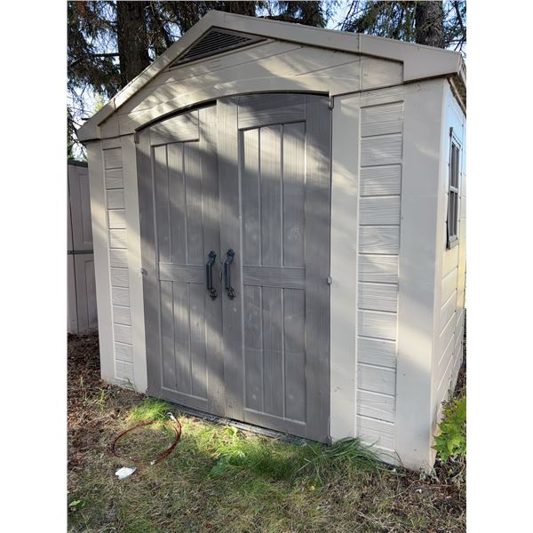6 x 8 Outdoor Shed With Double Doors and Windows