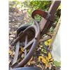 Image 5 : Antique Iron Two-Wheel Barrel Warehouse Cart