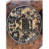 Image 2 : Chinese Black Porcelain Charger with Gilt Decoration