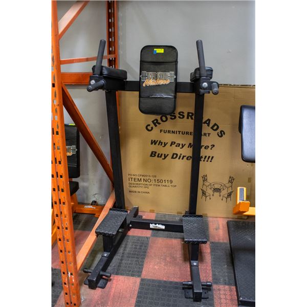 BAILIFF SEIZED: IRON NATION VERTICAL KNEE RAISE/